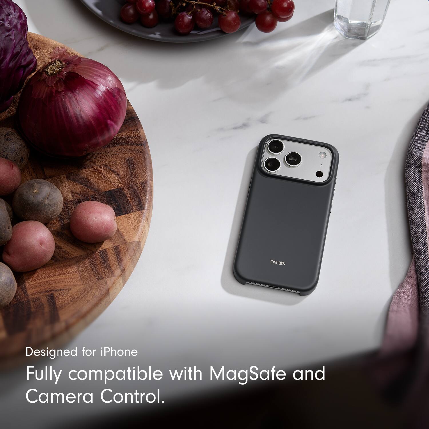Designed for iPhone  
Fully compatible with MagSafe and Camera Control.