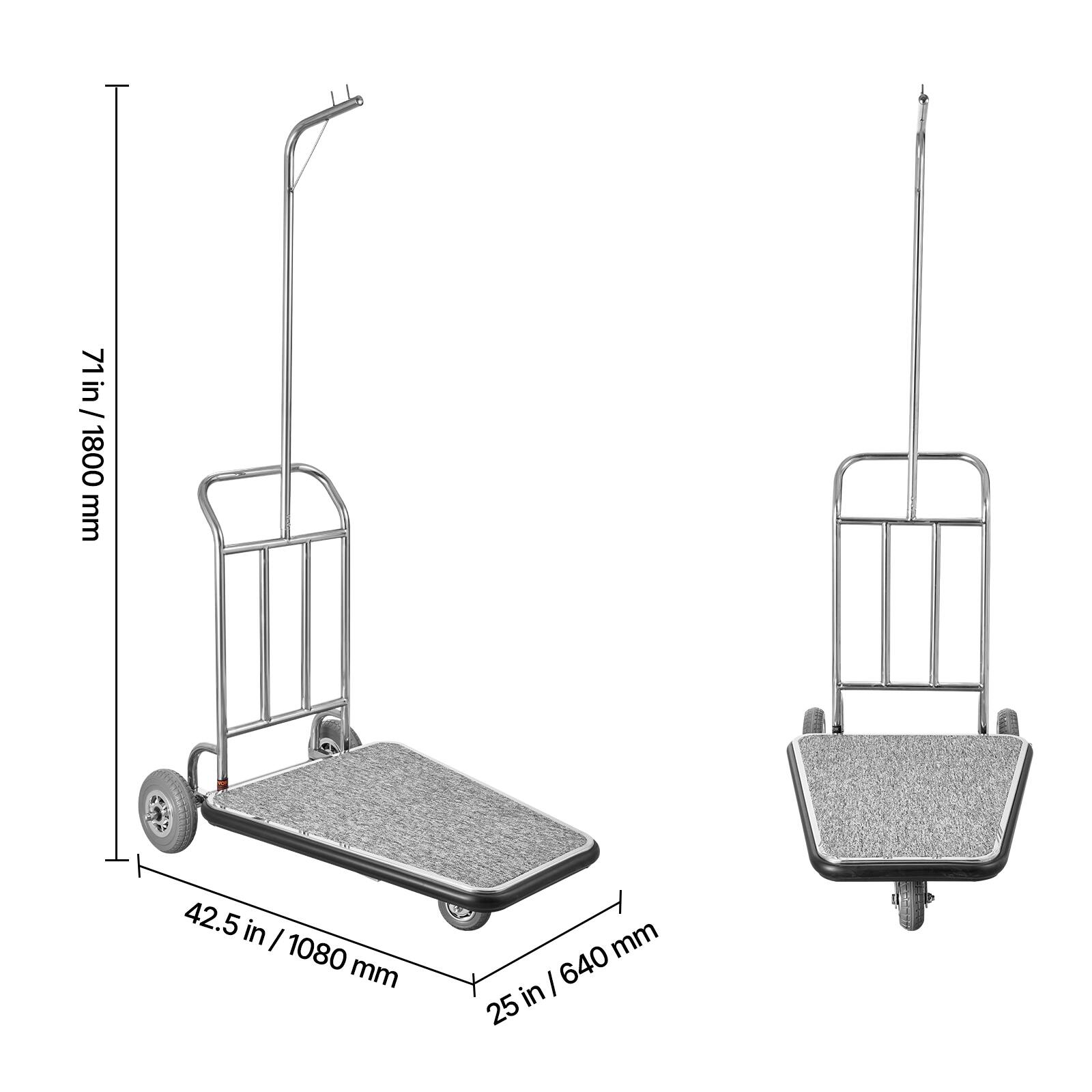 71 in / 1800 mm  
42.5 in / 1080 mm  
25 in / 640 mm