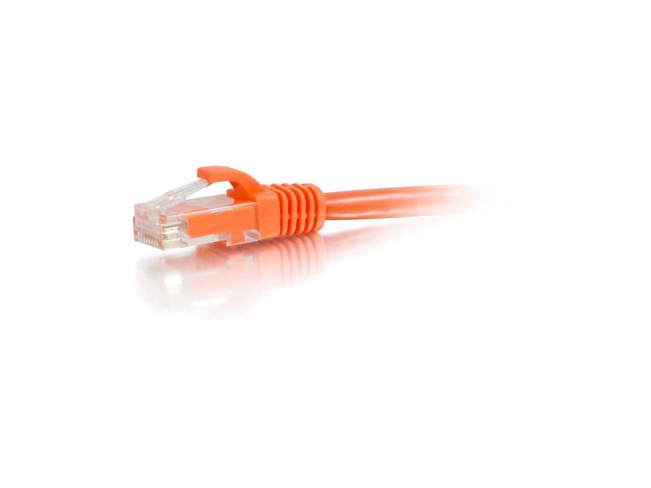Alt View 4. Cables to Go - C2G 50851 30 ft. Cat6a Snagless Unshielded (UTP) Ethernet Network Patch Cable - Orange.