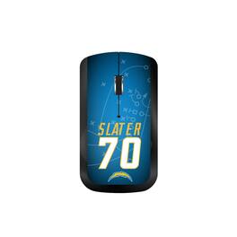Keyscaper - Rashawn Slater Los Angeles Chargers Wireless Mouse - Wireless - Black