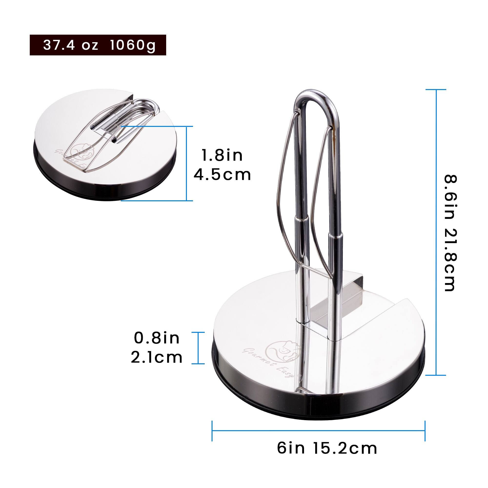 37.4 oz 1060g  
1.8in 4.5cm  
0.8in 2.1cm  
8.6in 21.8cm  
6in 15.2cm