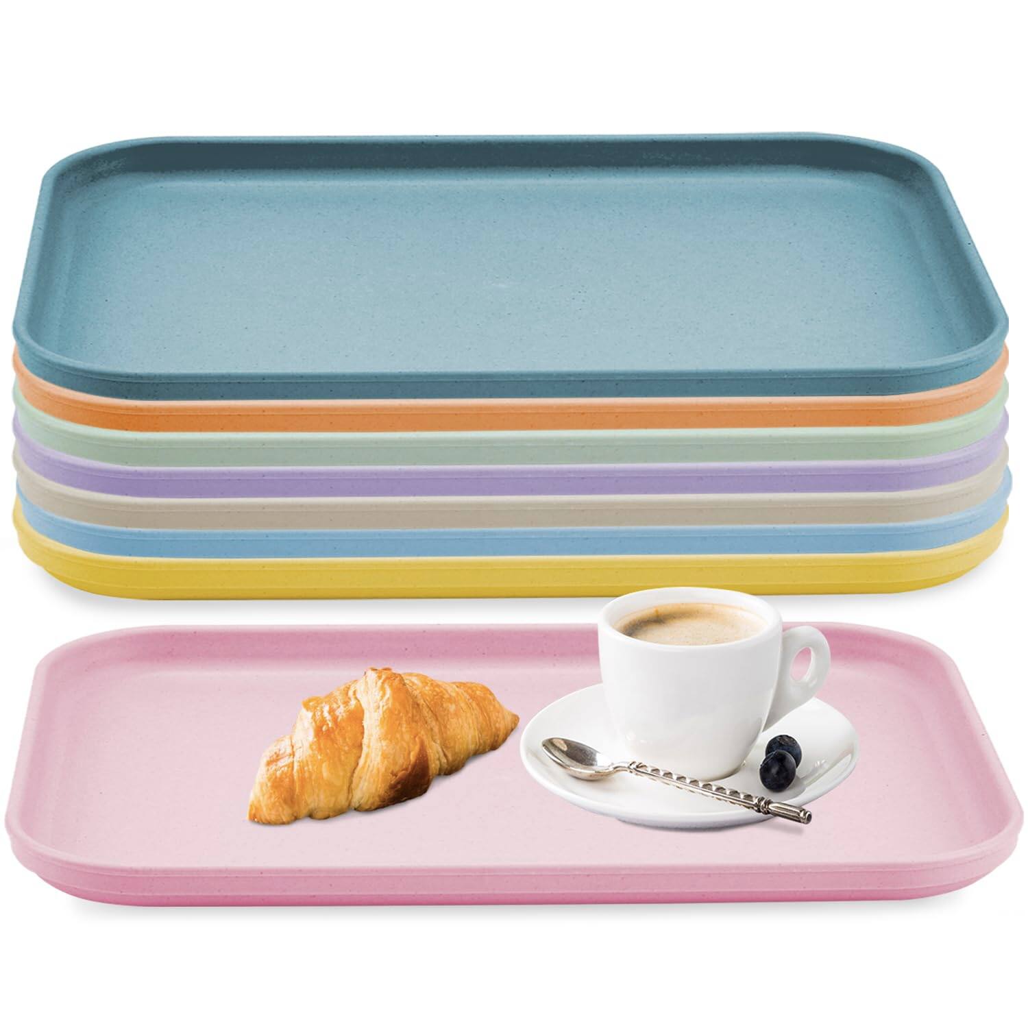 Paradigms Interiors - Plastic Art Trays Stackable Activity Tray Crafts Organizer Serving For Diy Projects Painting Beads Organizi - 15 x 10.6 Inches