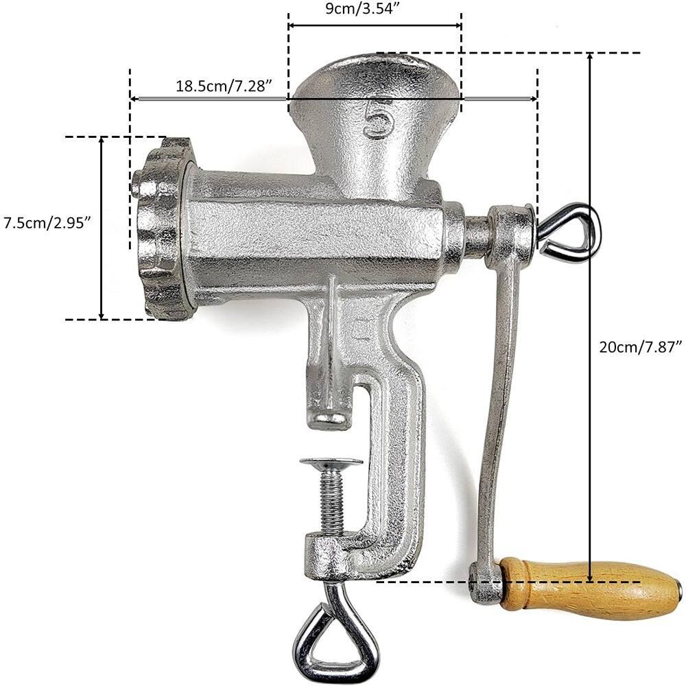 9cm/3.54"  
18.5cm/7.28"  
7.5cm/2.95"  
20cm/7.87"