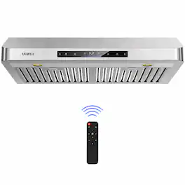 Brano - 30 inches - Externally Vented - Under cabinet Range Hood - Silver