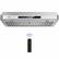 Front. Brano - 30 Inch Range Hood Under Cabinet with Remote Control, 900 CFM Kitchen Hood with 4-Speed Exhaust Fan, Adjustable Lights - SILVER.
