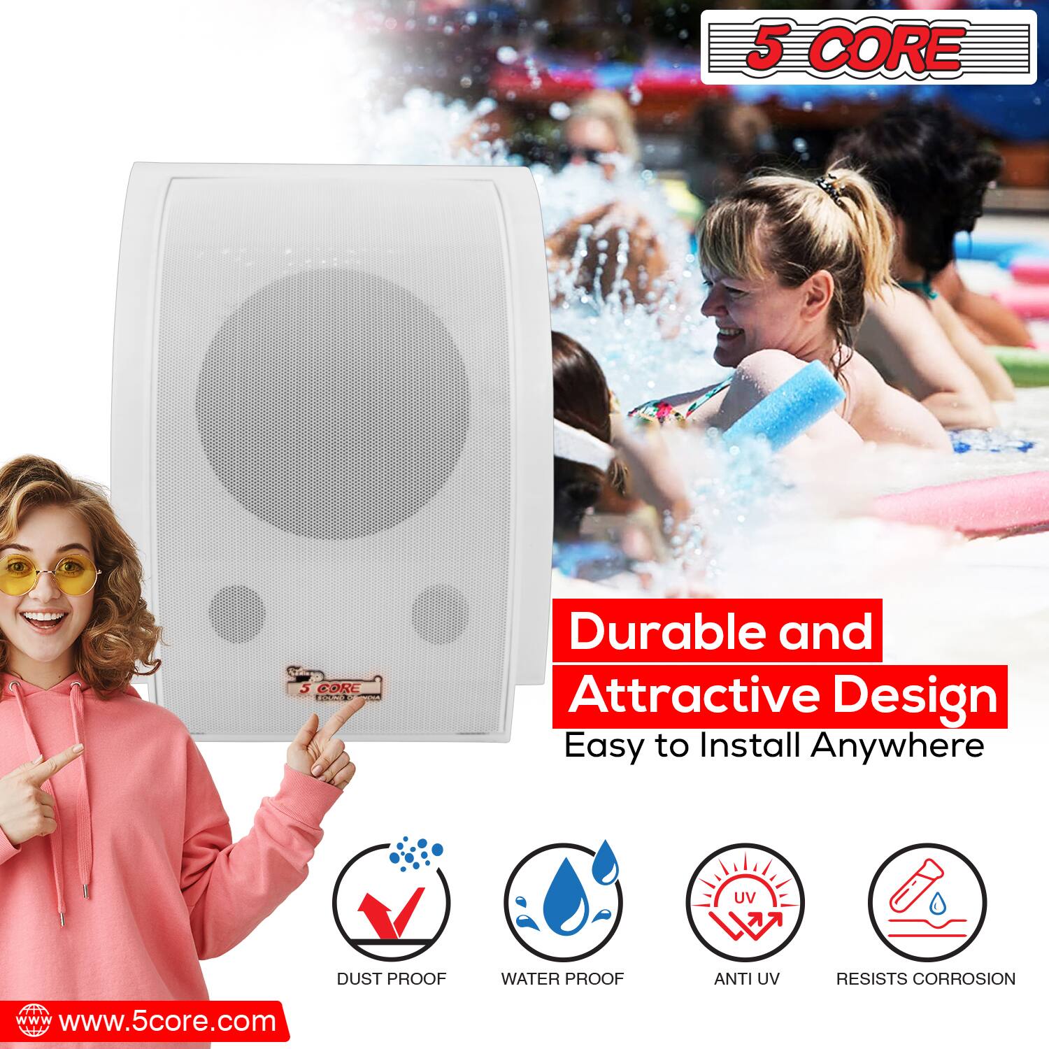 5 CORE

Durable and Attractive Design
Easy to Install Anywhere

- DUST PROOF
- WATER PROOF
- ANTI UV
- RESISTS CORROSION

www.5core.com