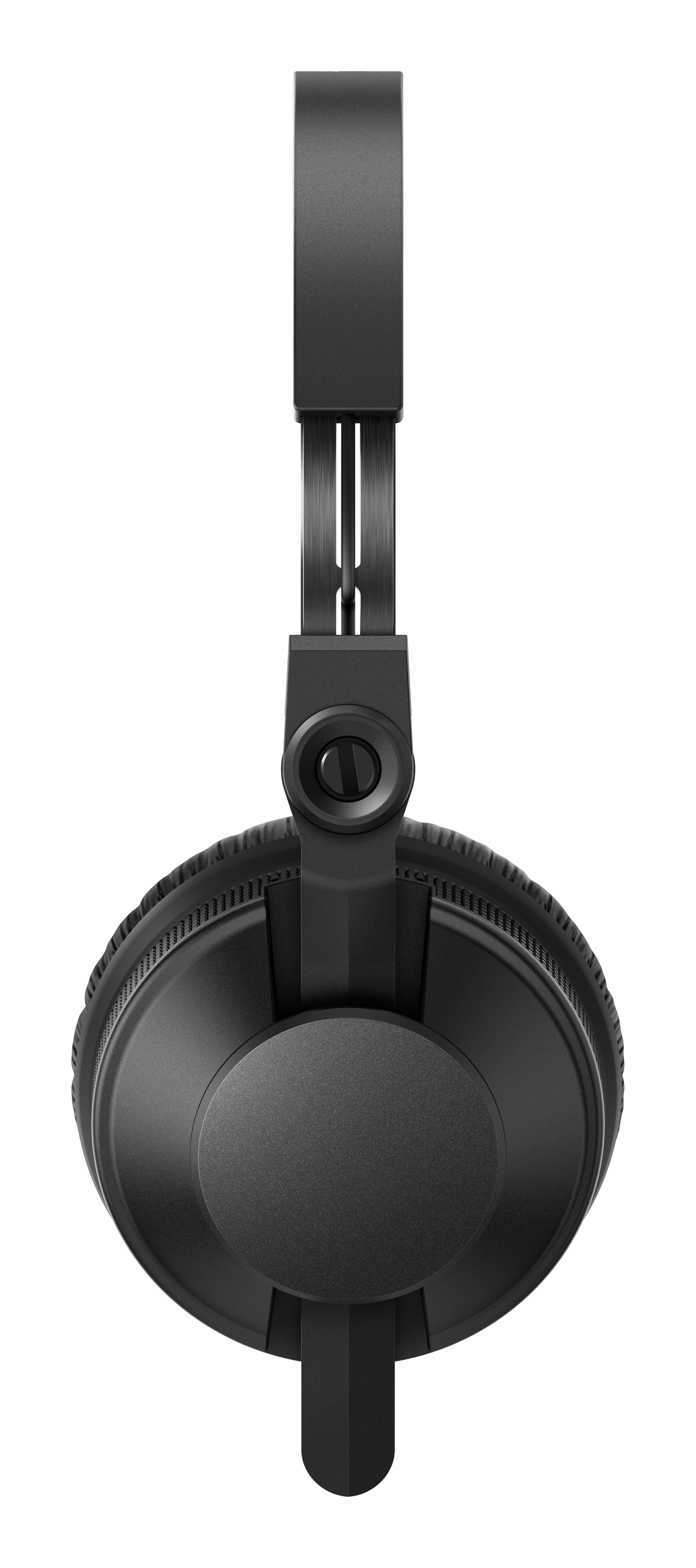 Left. Pioneer DJ - Professional On-Ear DJ Headphones, Includes Straight & Coiled Cables - Black.