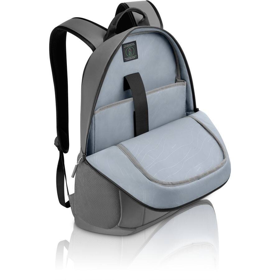 Alt View 2. Dell - Dell EcoLoop Urban CP4523G Carrying Case (Backpack) for 15" Notebook - Gray - Weather Resistant - Plastic, 420D - Charcoal Gray.