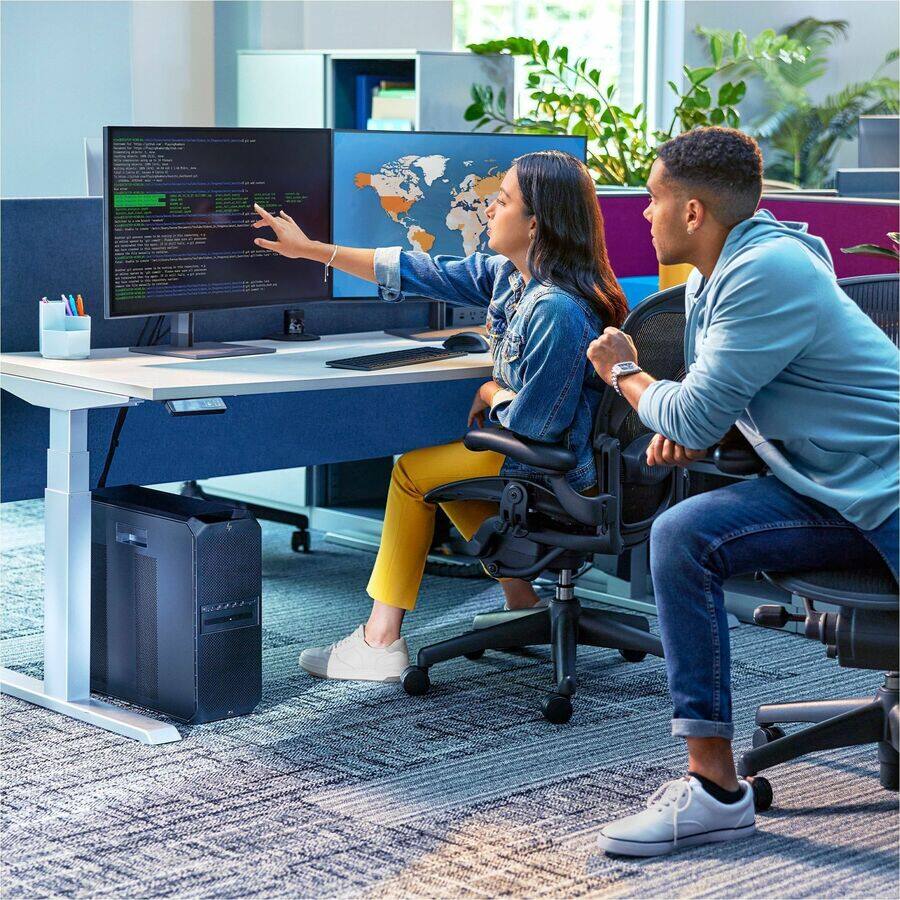 Alt View 5. HP - HP Z6 G5 A Workstation - 1 x AMD Ryzen Threadripper PRO 7955WX - 32 GB - 1 TB SSD - Tower - Black - Smart Buy - AMD PRO - Black.