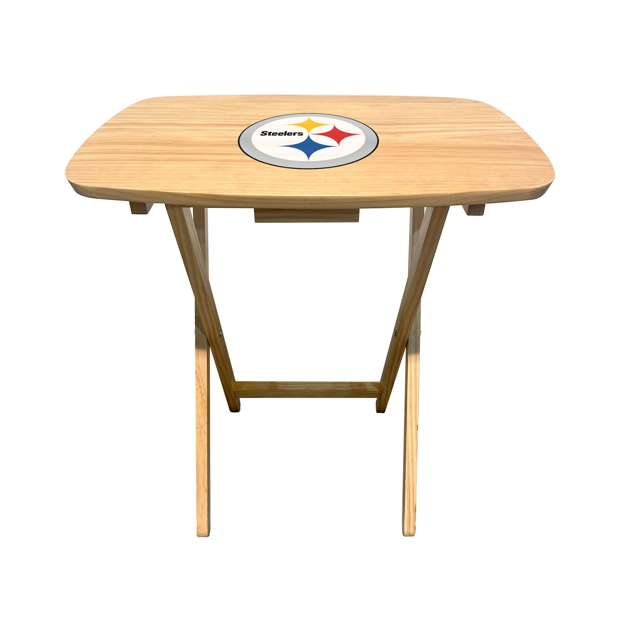 Imperial Pittsburgh Steelers Large Folding TV Tray Table Multicolor ...