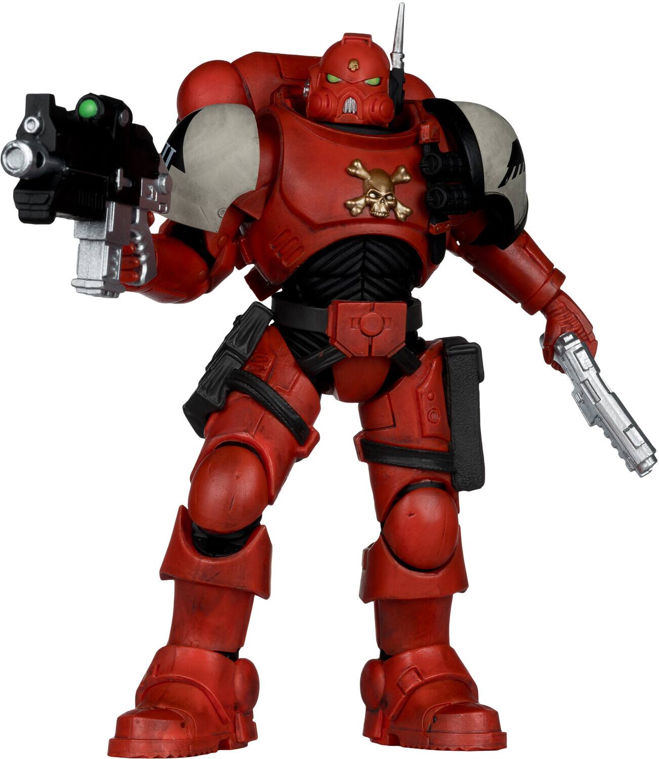 Alt View 1. McFarlane Toys - McFarlane - Warhammer 40K: Dawn of War 4 - Blood Ravens - 7" Sergeant Infiltrator (Dawn of War 4) - COLLECTIBLES - Multicolor.