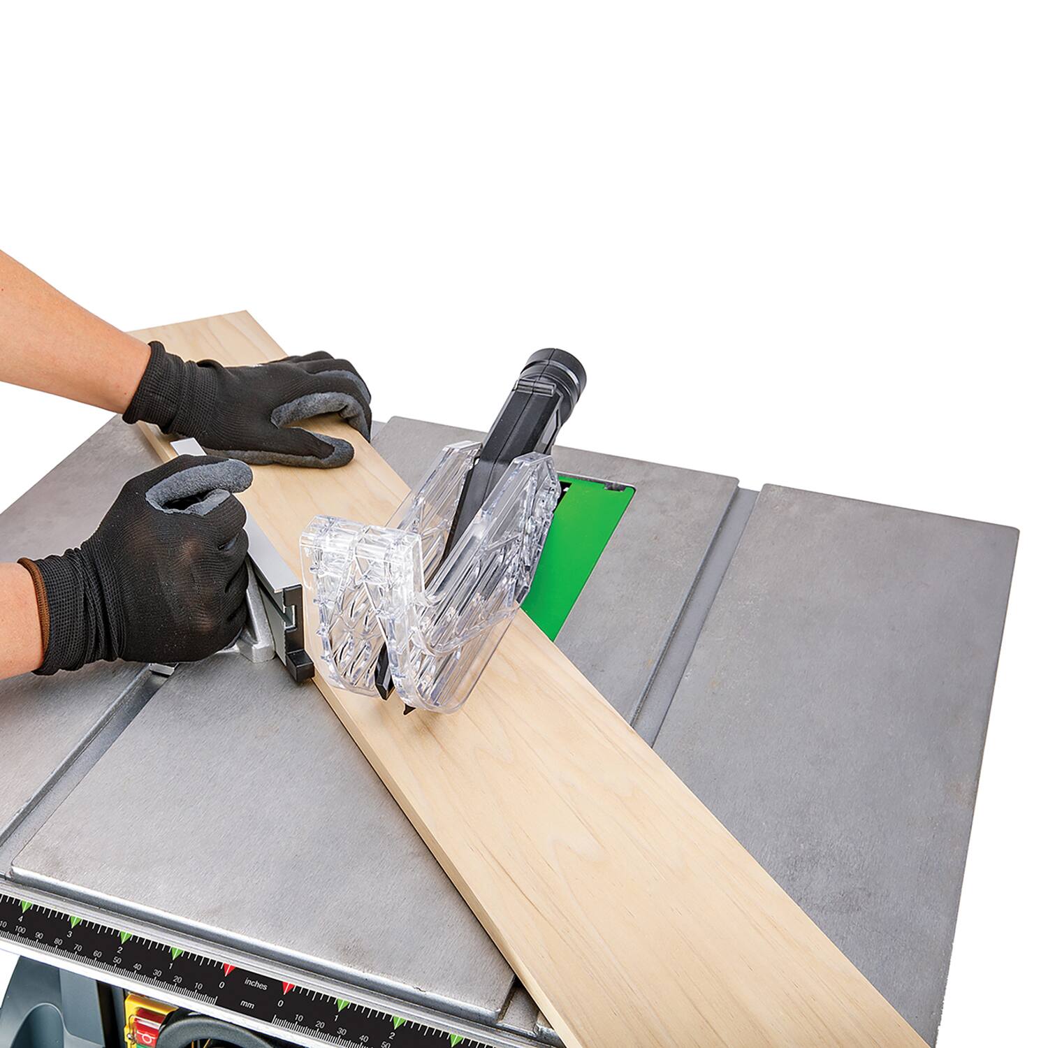 Back. Genesis - 15-Amp 10" Table Saw with Metal Stand.