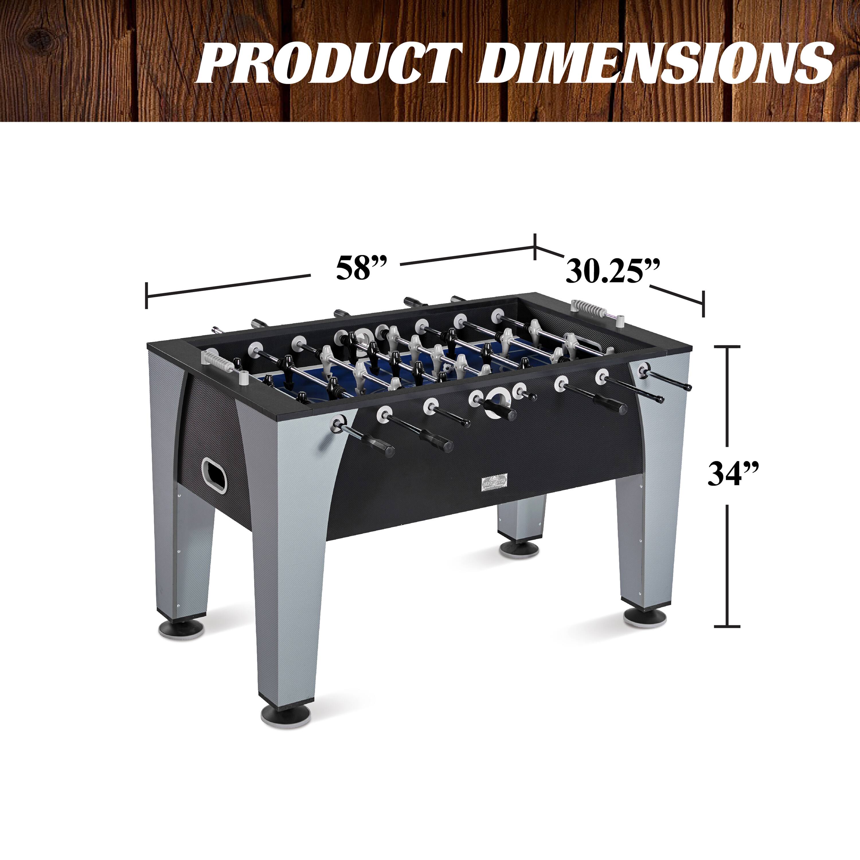 Product Dimensions: 58" x 30.25" x 34".