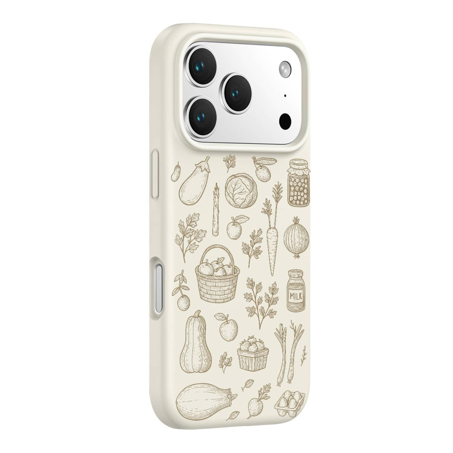 SaharaCase - Apple iPhone 17 Pro Max Case | Compatible with Magsafe | Smooth Silicone Finish | Inspire Series - Baking Beige