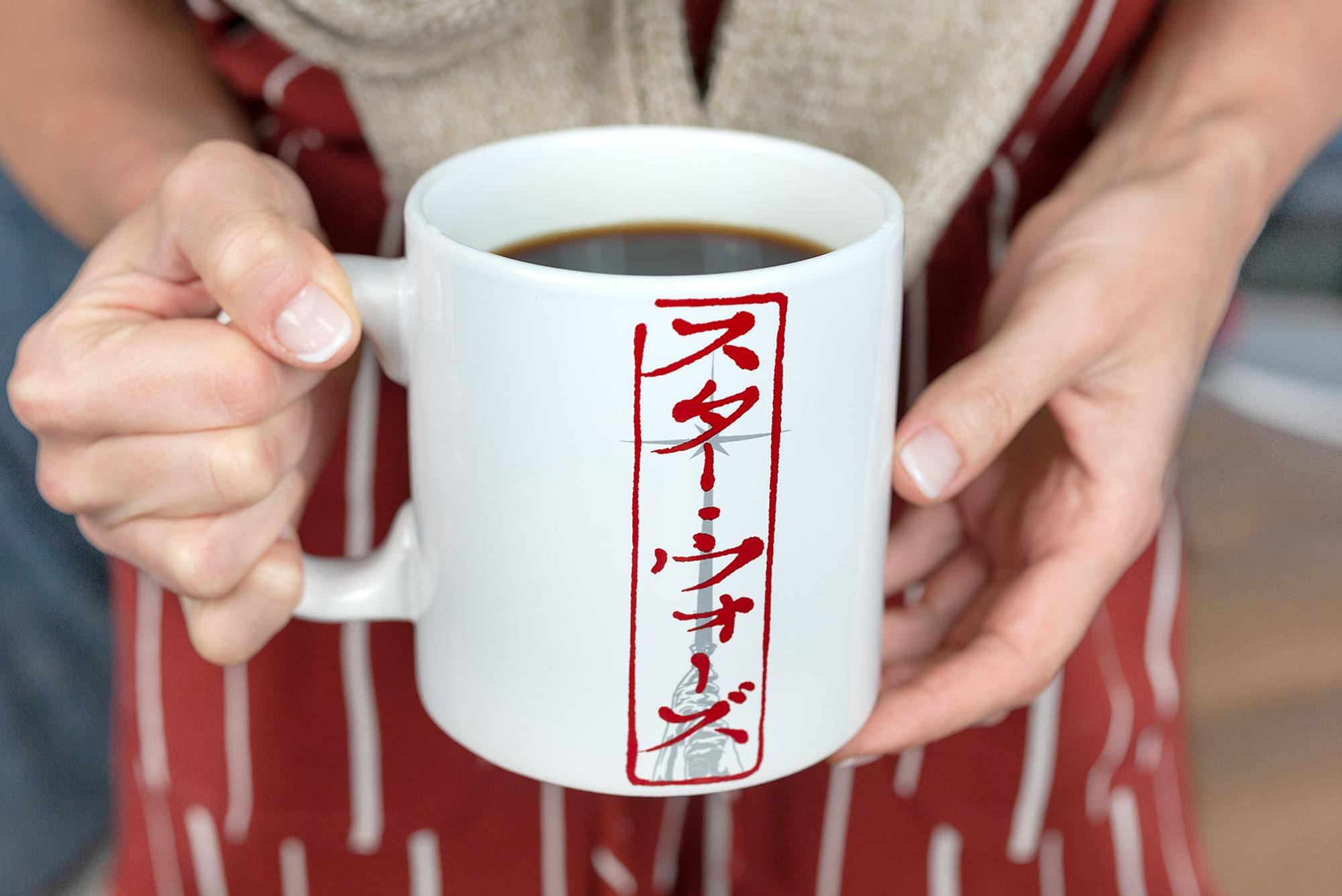 Alt View 4. Star Wars - Star Wars Kanji Lightsaber Ceramic Coffee Mug - White.