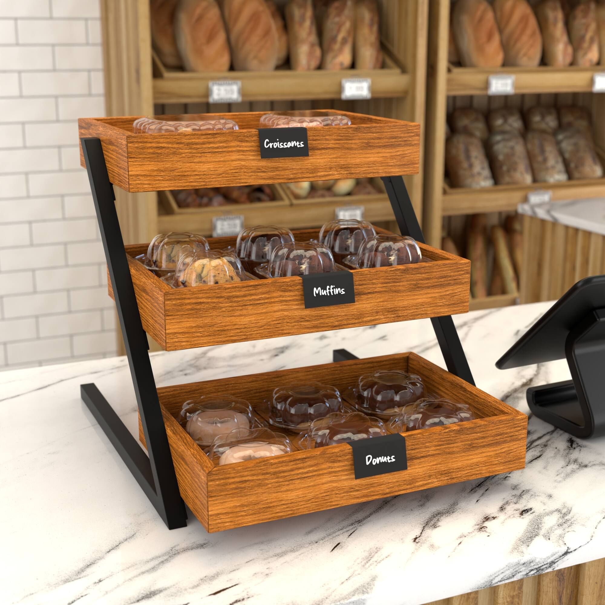 Croissants  
Muffins  
Donuts