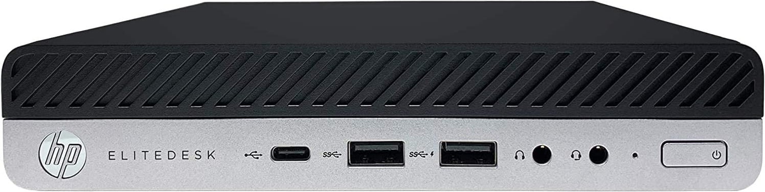 HP - Refurbished EliteDesk 800 G5 Desktop - Intel Core i7 - 32GB Memory - 1TB SSD - Black - Front_Zoom