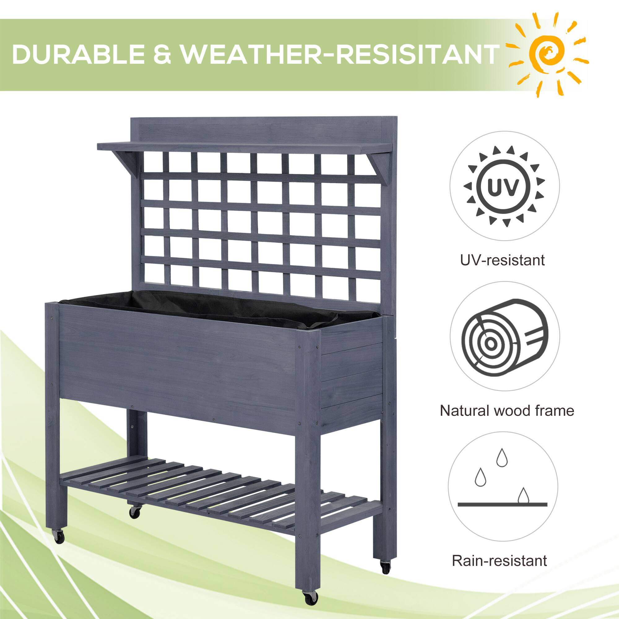 DURABLE & WEATHER-RESISTANT

- UV-resistant
- Natural wood frame
- Rain-resistant