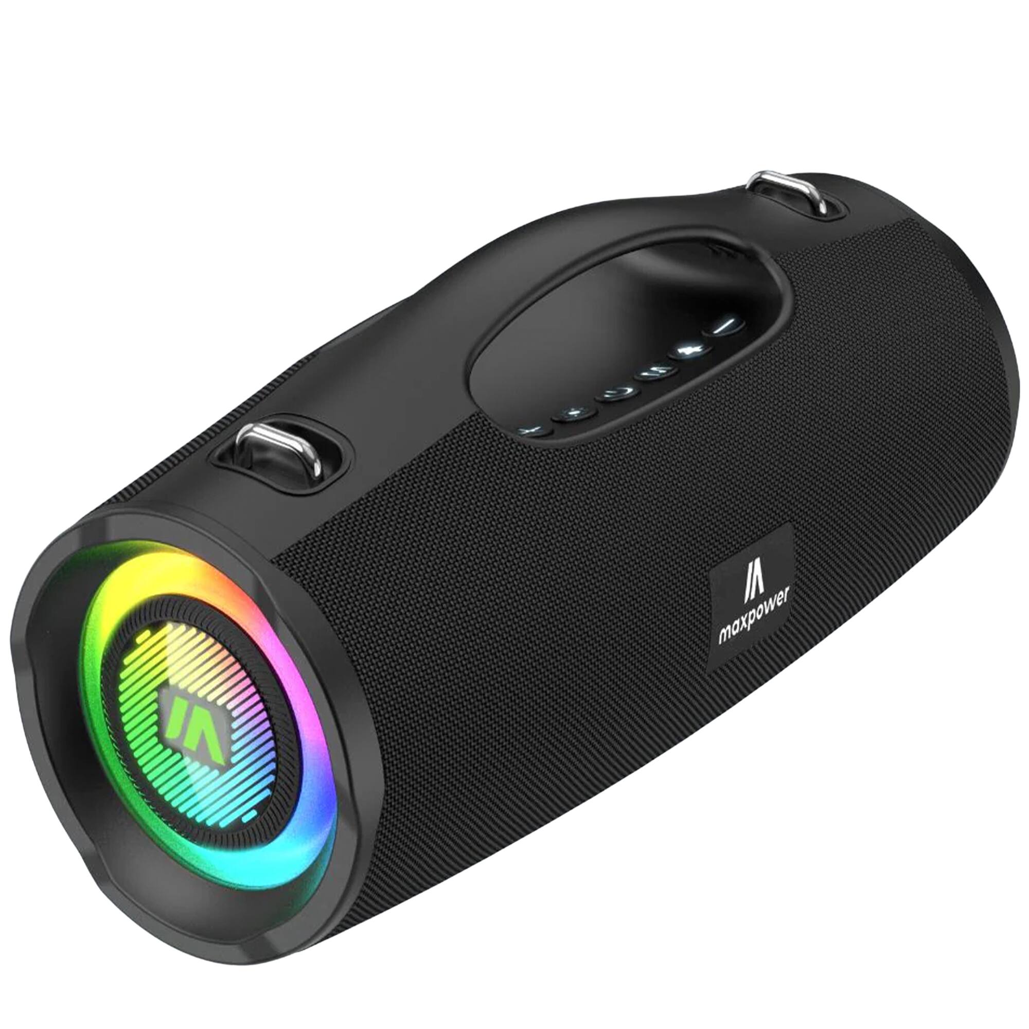 Alt View 7. Max Power - Max Power Ultra Pro M2 Portable, Wireless and Rechargeable Bluetooth Speaker.