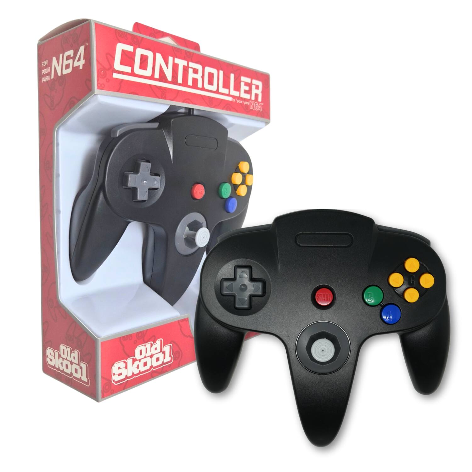 FOR N64 CONTROLLER - Old Skool Skool + START