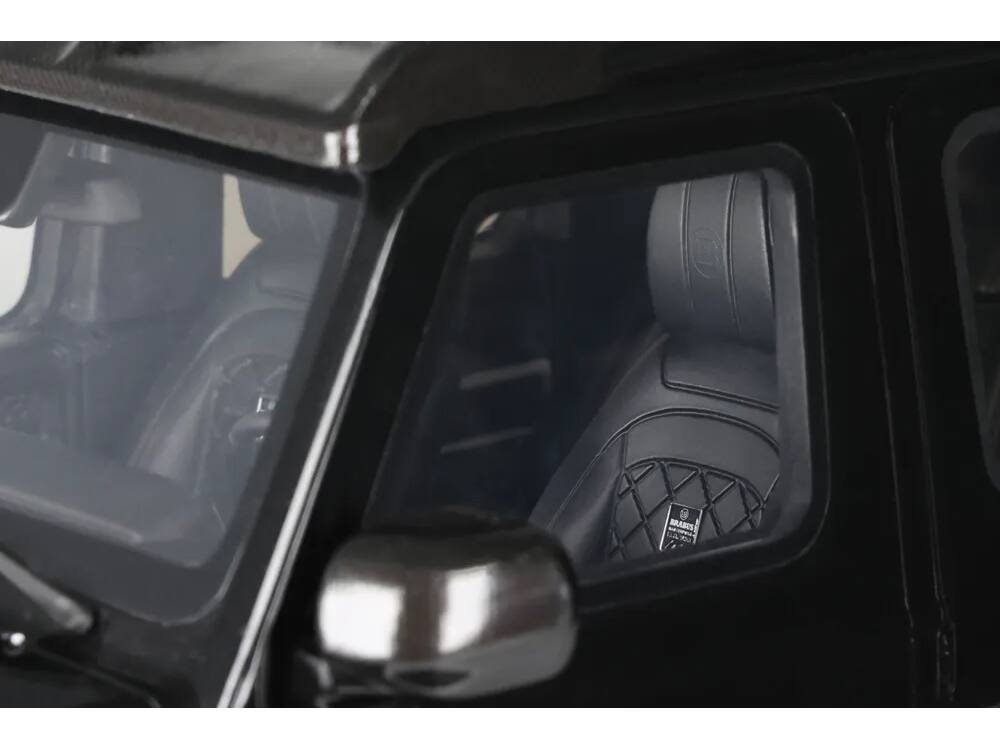 Left. GT Spirit - 2023 Mercedes-Benz Brabus G800 4x4 Black 1/18 Model Car by GT Spirit - Black.