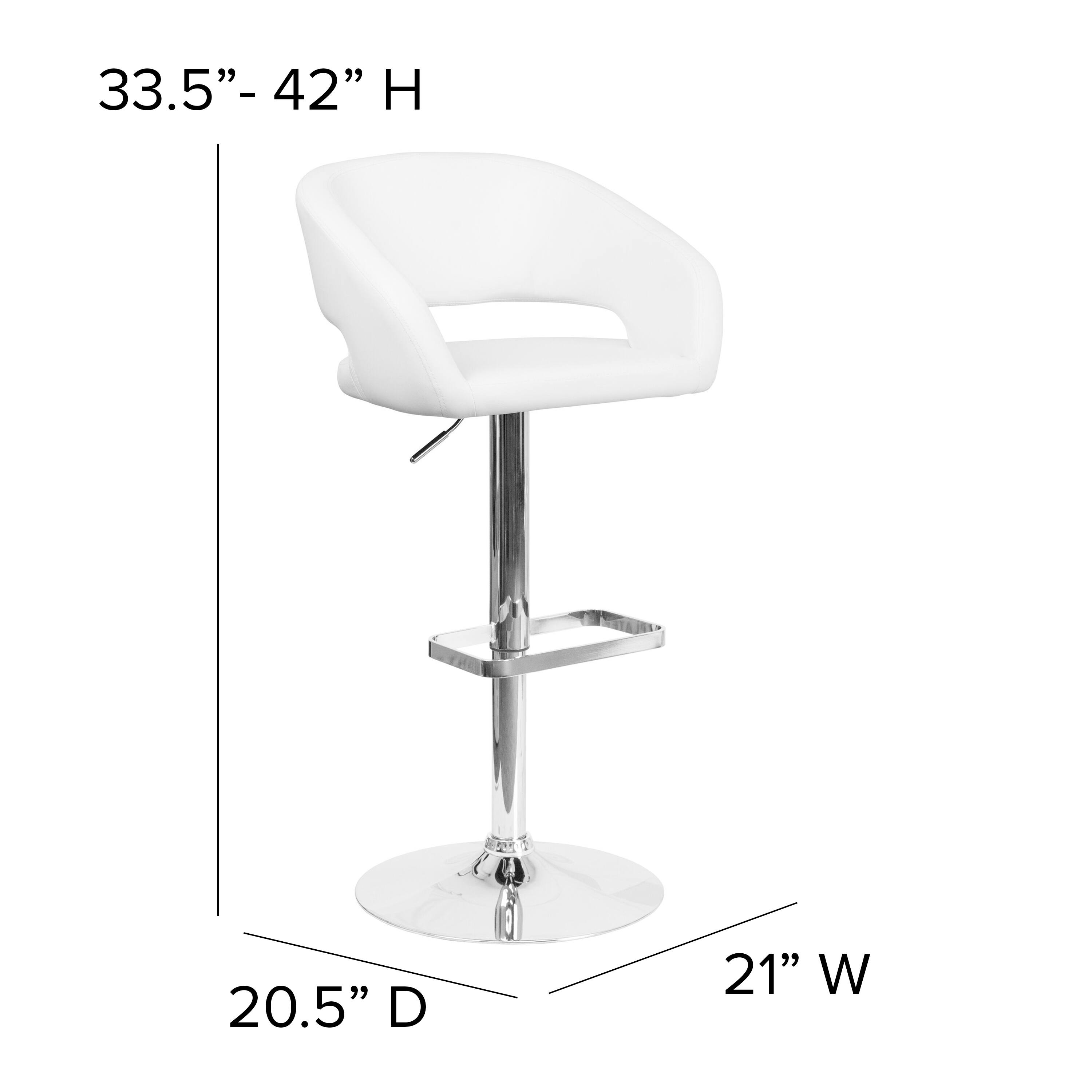 33.5" - 42" H  
20.5" D  
21" W