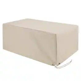 Crosley Furniture - 3Pc Outdoor Furniture Cover Set - 2 Chairs & Coffee Table - Tan