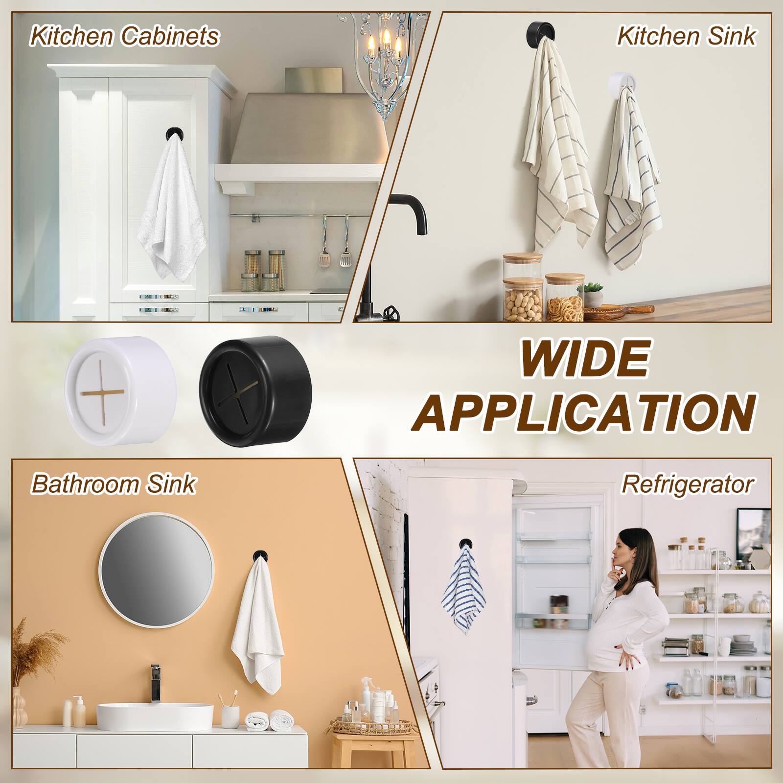Kitchen Cabinets  
Kitchen Sink  
WIDE APPLICATION  
Bathroom Sink  
Refrigerator