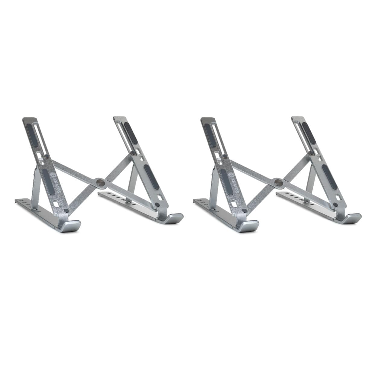 Kratos Power - Aluminum Foldable Laptop Stand (2-Pack) - Aluminium