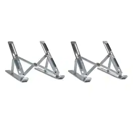 Kratos Power - Aluminum Foldable Laptop Stand (2-Pack) - Aluminium