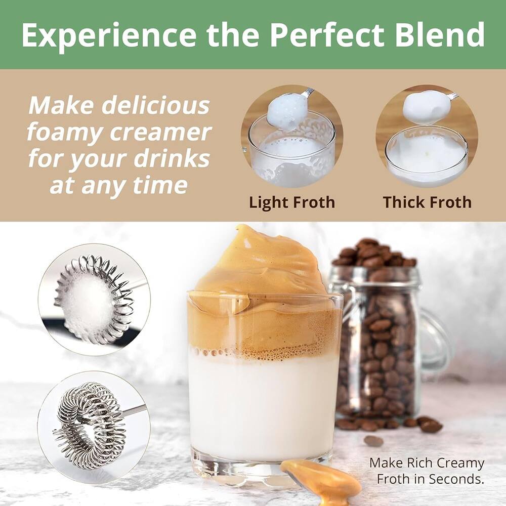 Experience the Perfect Blend

Make delicious foamy creamer for your drinks at any time

Light Froth    Thick Froth

Make Rich Creamy Froth in Seconds.