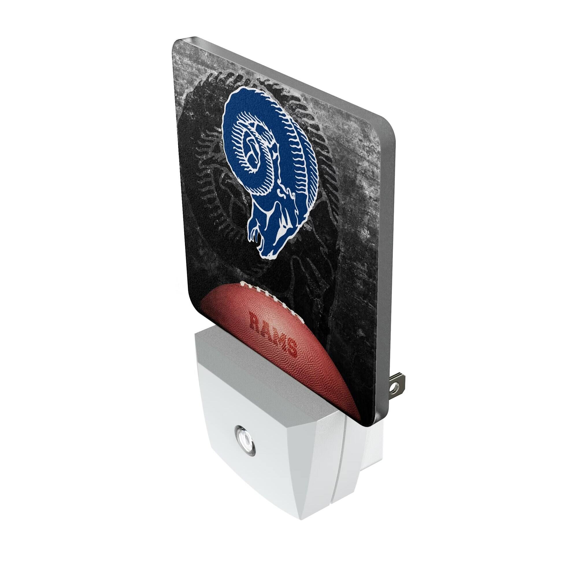 Alt View 1. Keyscaper - Los Angeles Rams Legendary Design Nightlight 2-Pack - Multicolor.