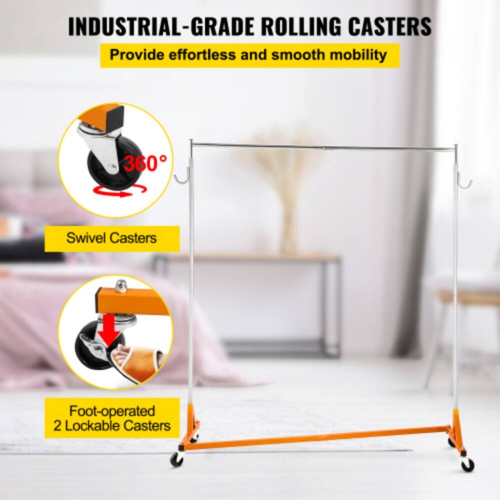 INDUSTRIAL-GRADE ROLLING CASTERS  
Provide effortless and smooth mobility  
360° Swivel Casters  
Foot-operated 2 Lockable Casters