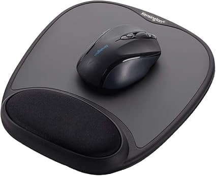 Kensington - Comfort Gel Mouse Pad with Wrist Rest - Black