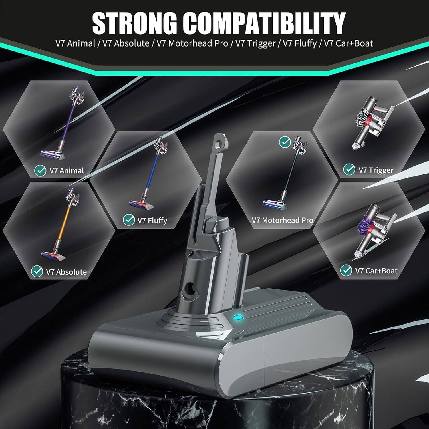 STRONG COMPATIBILITY  
V7 Animal / V7 Absolute / V7 Motorhead Pro / V7 Trigger / V7 Fluffy / V7 Car+Boat  

V7 Animal  
V7 Trigger  
V7 Fluffy  
V7 Motorhead Pro  
V7 Absolute  
V7 Car+Boat