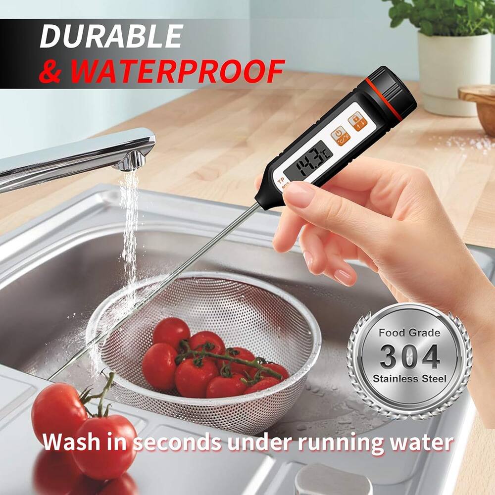 DURABLE & WATERPROOF

Food Grade 304 Stainless Steel

Wash in seconds under running water