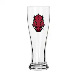 Logo Brands - Arkansas Razorbacks Letterman Logo 16oz. Pilsner Glass - Multicolor