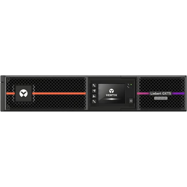 Vertiv - Liebert GXT5 Lithium-Ion N Online UPS 3000VA/2700W 120V Tower/Rack UPS - RDU101 Network Card Included - Unknown