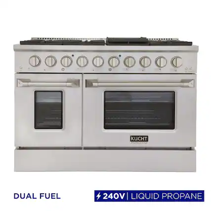 8388 00dO 0.O . 3. .88 88*8 R ... adida 200 COO - | - KUCHT Professional DUAL FUEL 240V | LIQUID PROPANE
DUAL FUEL
240V | LIQUID PROPANE
