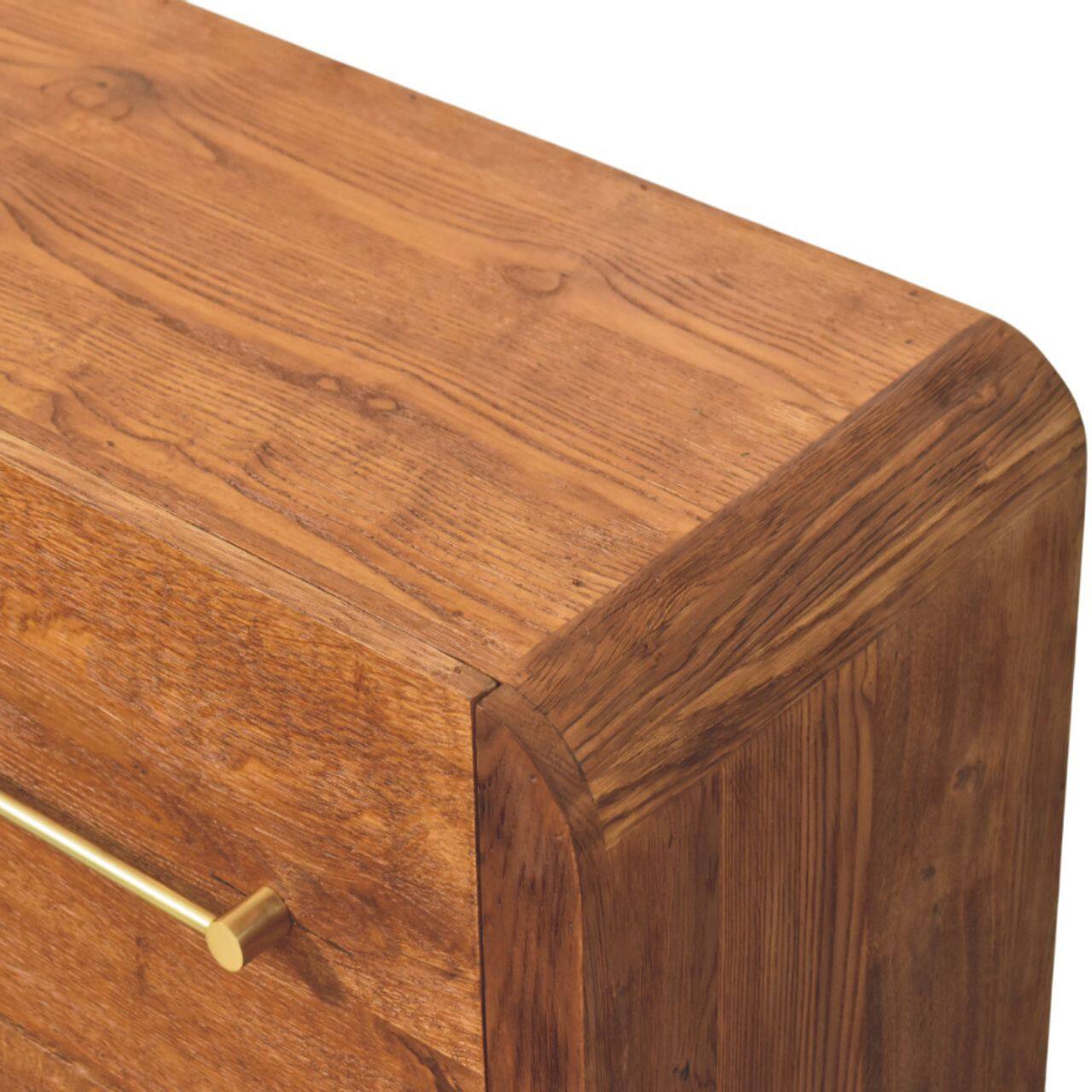 Alt View 1. Artisan Furniture - Artisan Furniture Solid Wood Oakline Four Drawer Chest, Brown - Brown.