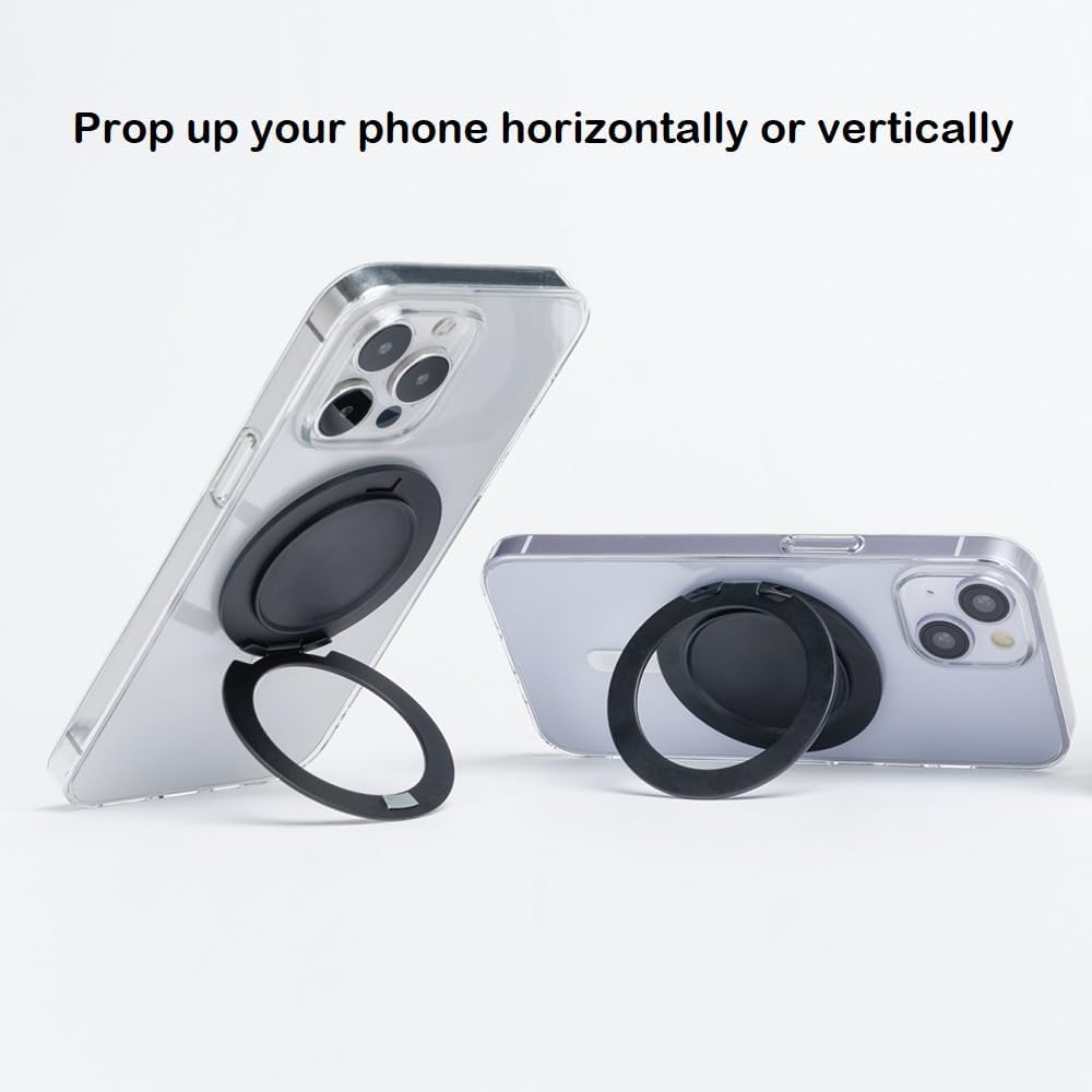 Prop up your phone horizontally or vertically