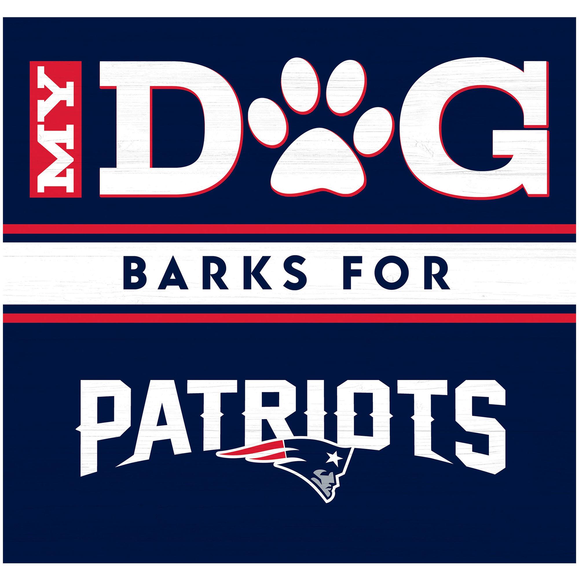 10" x 10.5" Dog Barks Wood Wall Art