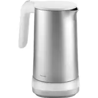 ZWILLING - Enfinigy Cool Touch 1-Liter Electric Kettle Pro, Cordless Tea Kettle & Hot Water - Silver - Front_Zoom