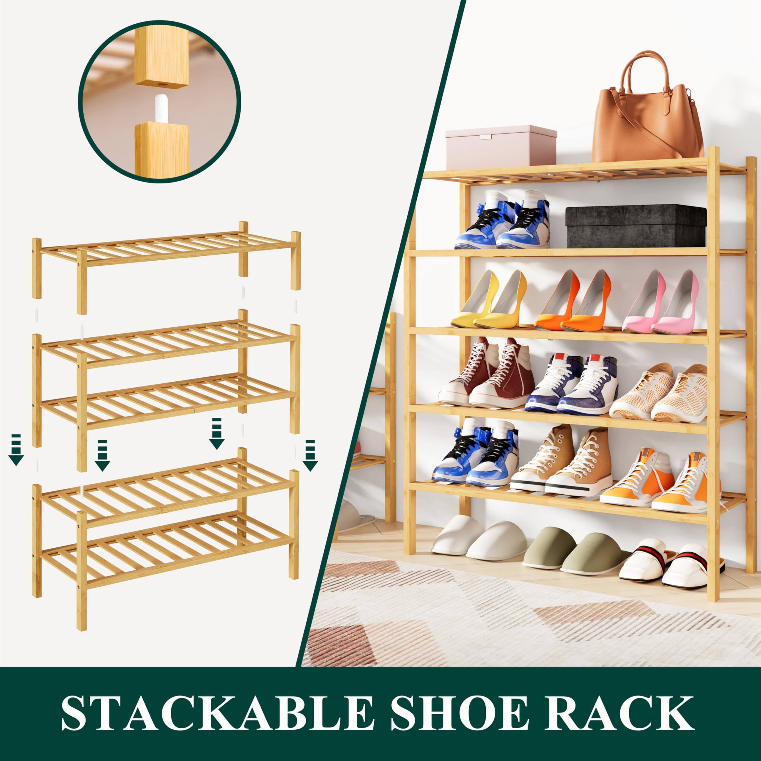 STACKABLE SHOE RACK