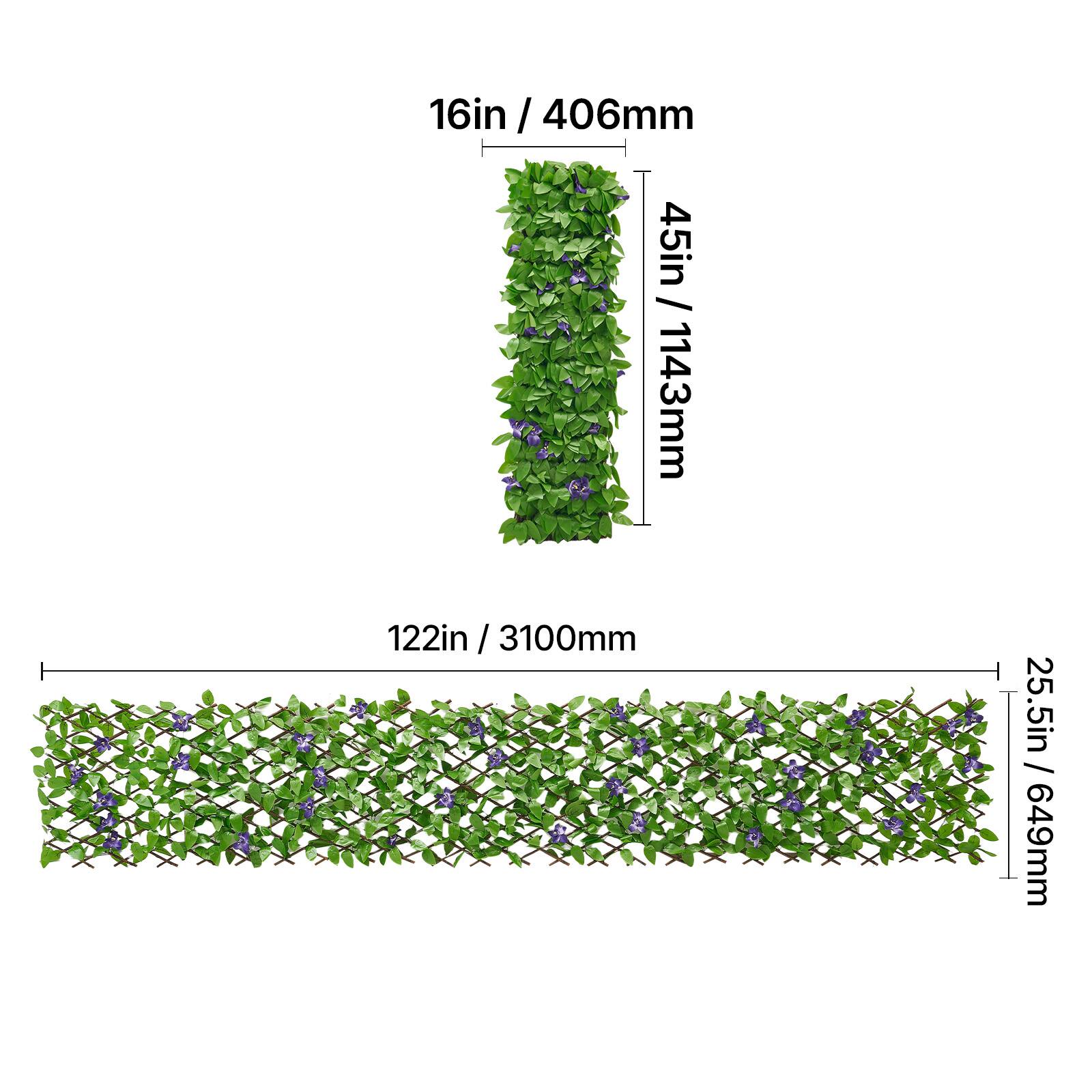16in / 406mm  
45in / 1143mm  
122in / 3100mm  
25.5in / 649mm
