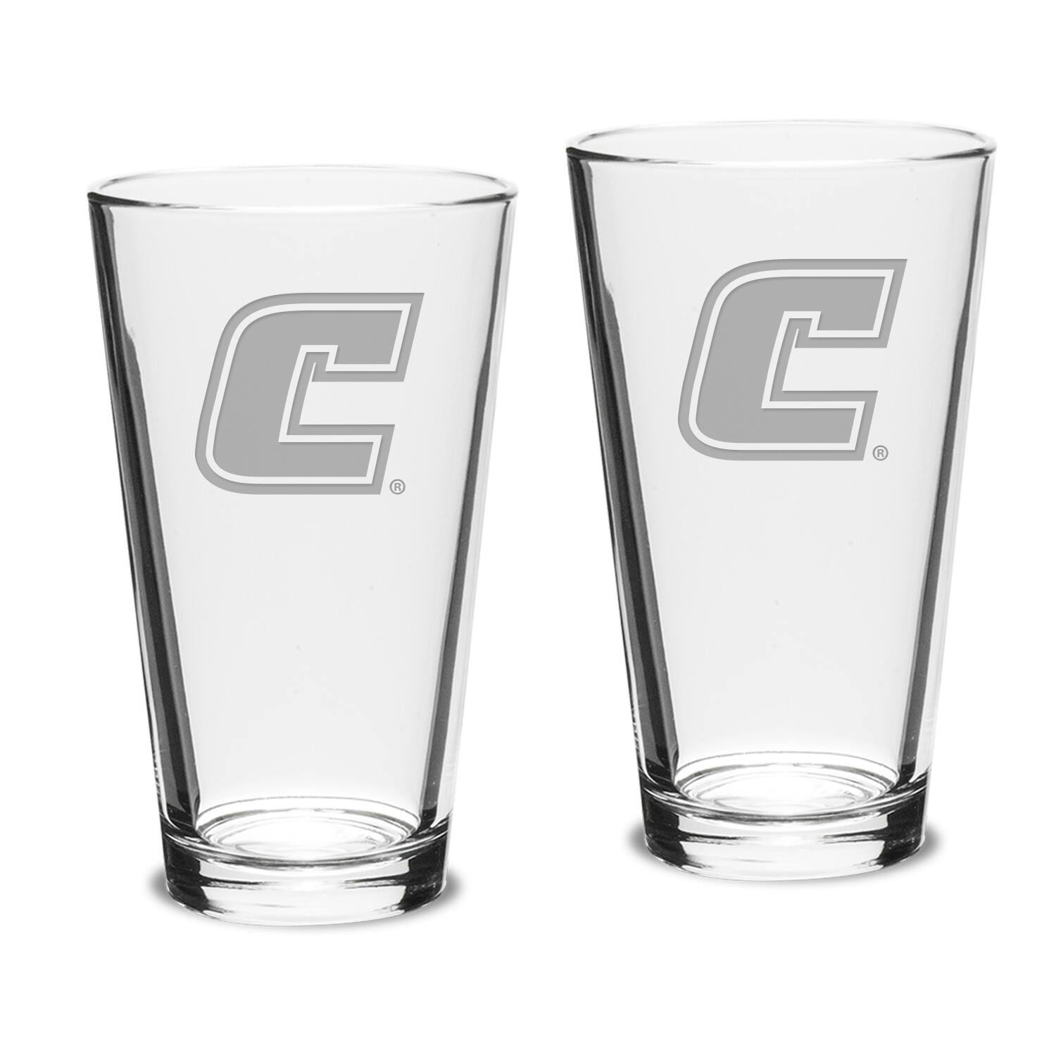 Front. Jardine - Tennessee Chattanooga Mocs 16oz. 2-Piece Classic Pub Glass Set - Multicolor.