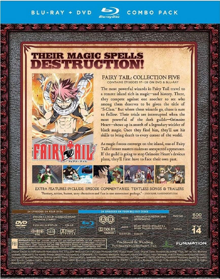 Alt View 1. Fairy Tail: Collection Five   - BLU-RAY.