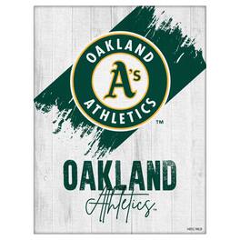 Holland Bar Stool Co. - Oakland Athletics 15" x 20" Team Canvas Wall Art - Multicolor