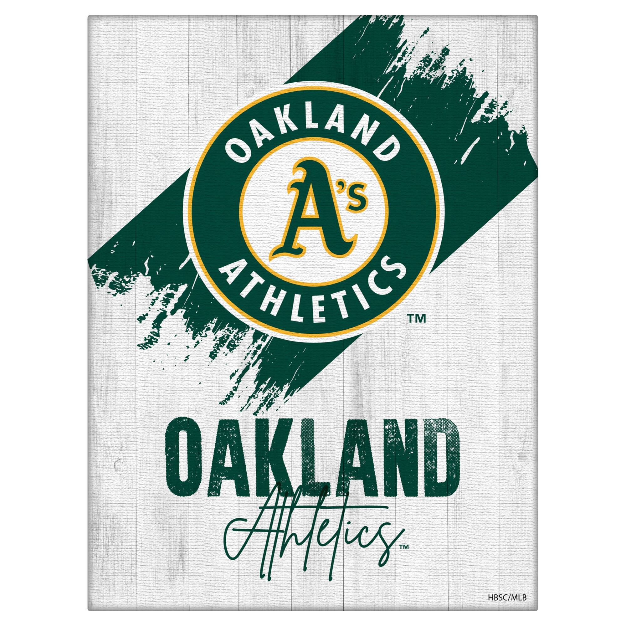 Oakland Athletics 15" x 20" Team Canvas Wall Art
