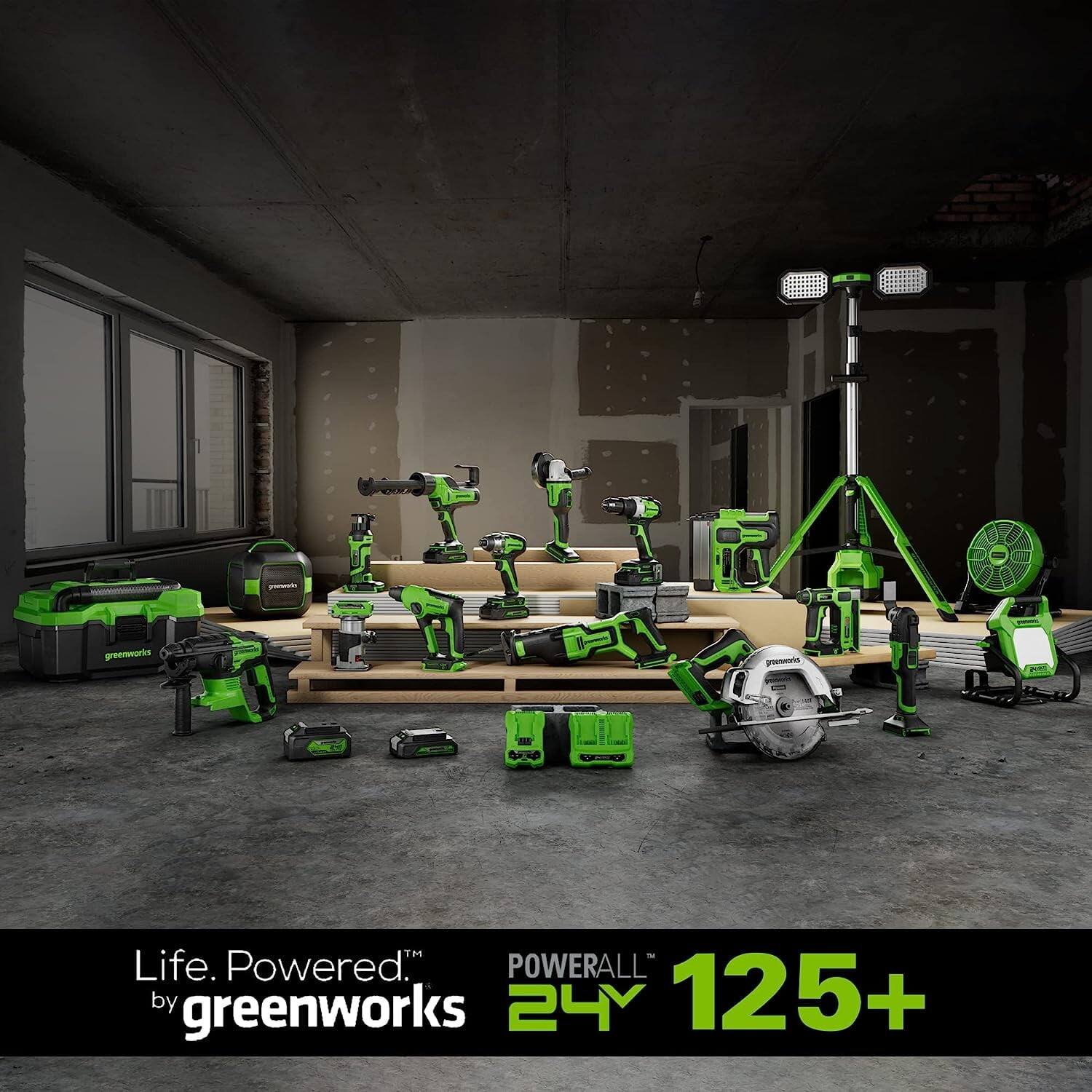 Life. Powered.™ by greenworks

POWERALL™ 24V 125+